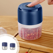 Txmfgh elektrische knoflookstamper 250 ml, draadloze handhakker, groentesnijder met USB-aansluiting; compatibel met keukengereedschap