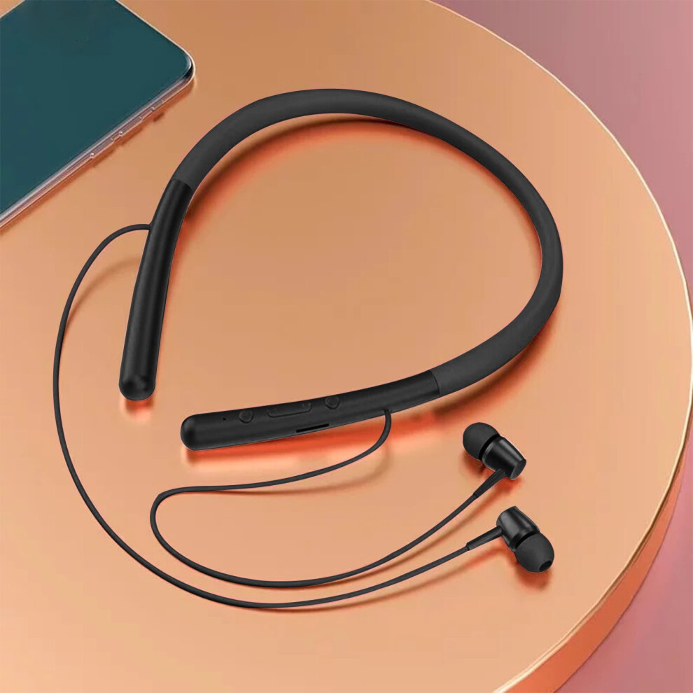 Neckband Headphones Bluetooth 5.0 Noise Cancelling Earbuds, Hifi Stereo, Large Battery, Low Latency 9425574897237
