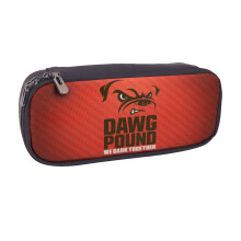 Leren etui met Browns voetbalprint voor jongens en meisjes, grote capaciteit, schoolspullen, leuk cadeau, schattig etui met rits, zachte opbergtas