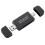 jixopn3in1Smart Memory MicroSD Card Reader, Διπλή κάρτα USB C3.0, Αντισεισμική, Plug & Play, συμβατό με Apple OTG 1