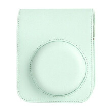 LZYWOD Cameratas van PU-leer met riempje en schouderband M4P8 voor Fujifilm Instax Mini12