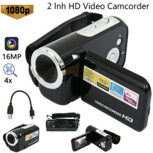 CNKOO Video Camera Camcorder Mini Camera Recorder HD 2.0 Inch LCD 16X Digital Zoom Camcorder Camera