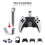 Ganci bianchi per cuffie compatibili con console PS5 e PS5 Slim, salvaspazio per vari controller e dispositivi VR. 6