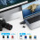 jixopn3in1Smart Memory MicroSD Card Reader, Διπλή κάρτα USB C3.0, Αντισεισμική, Plug & Play, συμβατό με Apple OTG 7