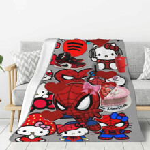 Couverture polaire Spiderman ultra douce et confortable, Caractéristiques de la literie pour enfants - Ultra douce 127 x 102 cm