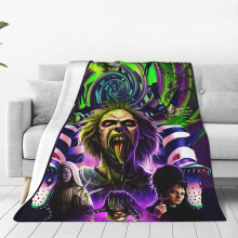 Horrorfilmekből származó bogárlé takaró, könnyű, puha flanel takaró, 125x102 cm