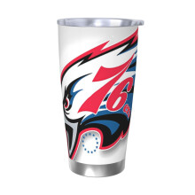 Eagles Football-Motiv, Thermosbecher aus Edelstahl 304, 590 ml – Robust, für heiße und kalte Getränke, mit Deckel und Strohhalm, ideal für Auto