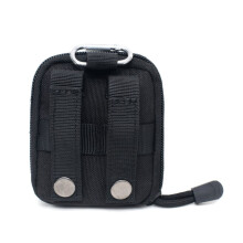 Faltbare Wasserkochertasche, wasserdichte, zusammenfaltbare Tasche mit verstellbarem Kordelzug für Wasserflaschen – Schwarz