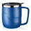 Tazza da caffè in acciaio inox 304 da 400 ml, con coperchio e manico, a doppia parete, riutilizzabile e resistente per caffè e tè caldi e freddi, 1