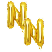 Xubond Home Decor, Goldene Buchstaben-Ballons, Hochzeits- und Geburtstagsdekorationen, Banner, Wimpel, Partydekorationen