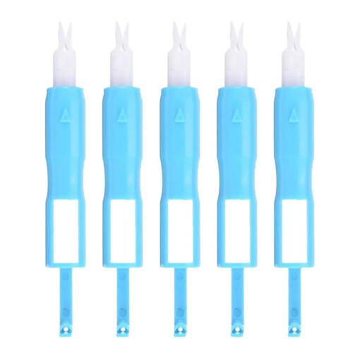 5pcs Threading Tool For Sewing Machine Self Thread Guide Sewing Needle Device