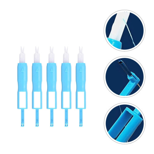 5pcs Threading Tool For Sewing Machine Self Thread Guide Sewing Needle Device 1