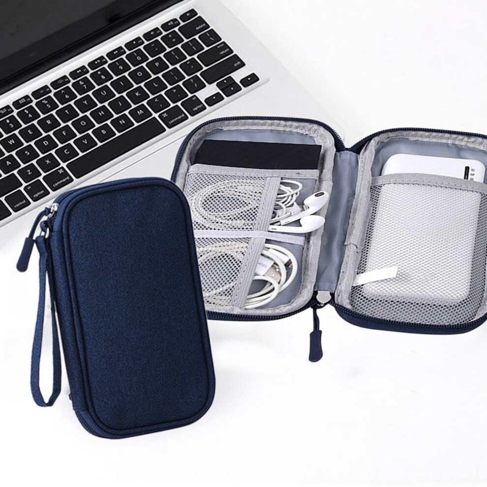 Yotquski Travel Cord Organizer Case, Portable Electronics Storage Bag For Cables, Chargers, Phones, Hard Drives - Compatible With Universal 9083649080504