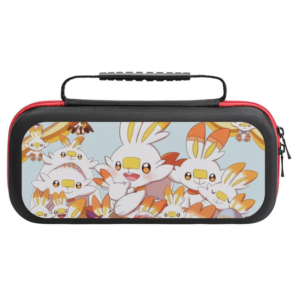 Scorbunny Carrying Case For Compatible With Nintendo Switch Hard Shell Portable Travel Carry Case Game Storage Bag 9083649080436