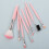 Happydeer 5Pcs Eye Shadow Foundation Eyeliner Eyelash Lip Makeup Brushes Cosmetic Tools 4