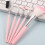 Happydeer 5Pcs Eye Shadow Foundation Eyeliner Eyelash Lip Makeup Brushes Cosmetic Tools 5