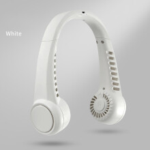Portable Neck Fan with Cold Air, Rechargeable USB Silent Fan, Compatible with Outdoor Sports, Leafless Design for Men & Women