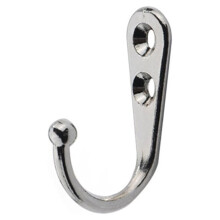 chidgrass Vintage Style Clothes Robe Zinc Alloy Single Hook Living Room Towel Hanger Hats Key Wall Hanging Holder Screw Mounted Silver