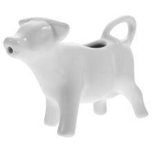 Ceramic Milk Pitcher Cow Shaped Creamer Jug for Coffee Dessert Home Cafe Use Easy Clean