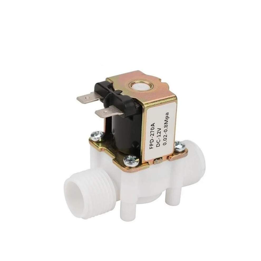 Normally Open 1/2 Inch Water Inlet Solenoid Valve Dc24v Plastic Magnetic Flow Control For Irrigation And Ro Systems 9113335086593