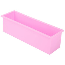 1200ML Rechteckige Silikon-Seifenform DIY Toast-Form Schneidebox Werkzeug