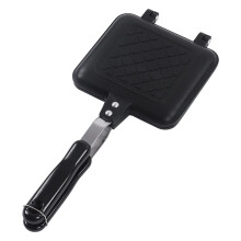 Nonstick Sandwich Maker Grill Pan for Breakfast Panini with Fast Heat and Heatproof Handle