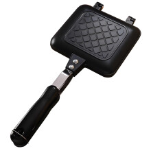Panini Press Sandwich Maker with NonStick Waffle Plate, DoubleSided Aluminum Grill for Stovetop