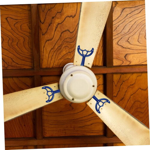 Ceiling Fan Blade Arms Replacement with Balanced Support and Easy Install, Universal Blue Fit 2
