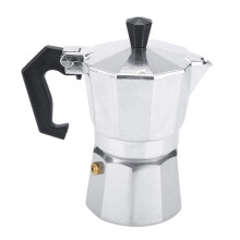 Aluminum Moka Pot 2 Cup 100ml Stovetop Espresso Maker with Classic Design for Home and Office
