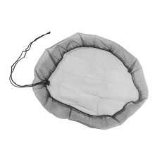 Rain Barrel Mesh Cover with Drawstring Closure, Tear Resistant Debris Protector for Outdoor Rainwater Collection