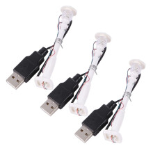 Miniature Street Lamp Posts with LED White Glow, 3pcs Model Train Accessories for Dioramas