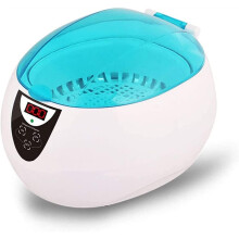 Ultrasonic Jewelry Cleaner with 43kHz Deep Cleaning for Watches, Glasses, Coins, Dentures, Rings