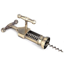 Wine Bottle Opener Vintage Bronze Wing Corkscrew Ergonomic Zinc Alloy Sommeliers Tool 929