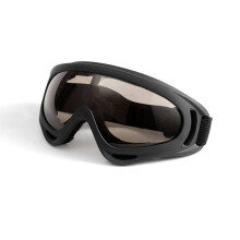Motorcycle Goggles with Panoramic HD Vision, Windproof Dustproof Cycling Eye Protection X400 Black
