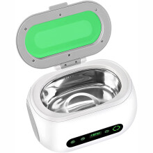 600ml Ultrasonic Jewelry Cleaner 42kHz for Glasses Watches 360 Deep Cleaning Stainless Tank