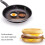 2pcs Stainless Steel Egg Ring Set Non Stick with Handle for Fried Eggs Pancakes Muffins 2