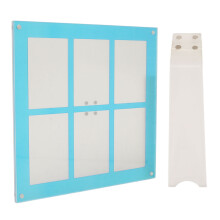 Magnetic Picture Frame Durable Acrylic Free Standing Multi Use Display Frame For 3 Inch Photos Stunning Color Double Layer Design Compatible With