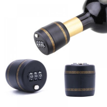 Wine Bottle Lock - Password Code Digital Lock - Cap Stopper for Wine Whiskey Liquor (Bottle Diameter Between 26mm To 28mm)