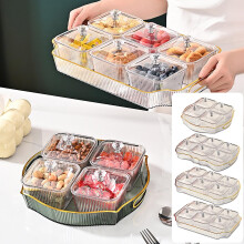 Jacenvly Wall Decor Transparent Fruit Tray, Compatible with Living Room Coffee Table Candy & Snack Storage – Home Decor Clearance