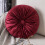 Phantoscope 16" x 16" Mid-Century Red Polyester Throw Pillow 1