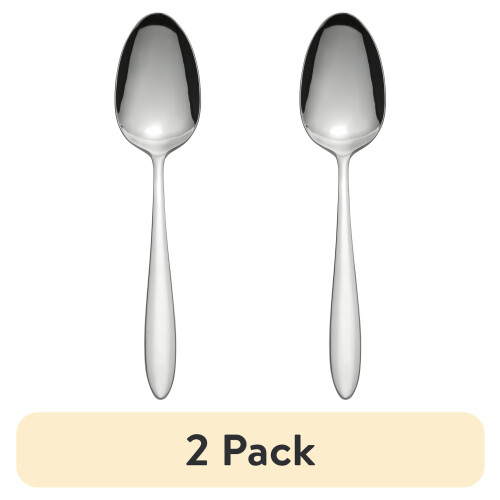 (2 pack) Oneida Solefield Serving Spoon, Stainless Steel, 1 Piece
