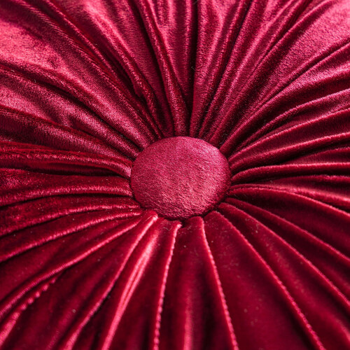 Phantoscope 16" x 16" Mid-Century Red Polyester Throw Pillow 2