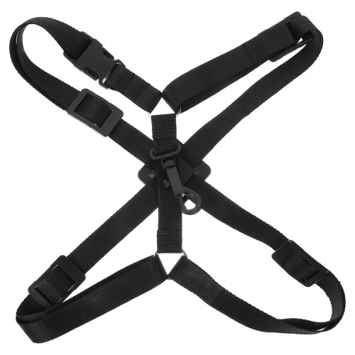Adjustable Alto/Tenor/Baritone Sax Saxophone Harness Shoulder Strap (Black)