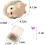 Hedgehog Shaped Pin Cushion Sewing Kit with 100 Colored Pins 3