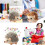 Hedgehog Shaped Pin Cushion Sewing Kit with 100 Colored Pins 2