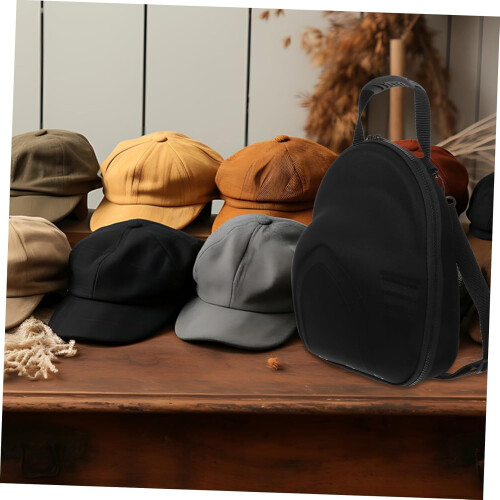 Baseball Cap Storage Case with Adjustable Shoulder Strap, Shockproof Travel Hat Organizer Bag 2