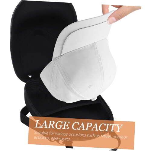 Baseball Cap Storage Case with Adjustable Shoulder Strap, Shockproof Travel Hat Organizer Bag 1
