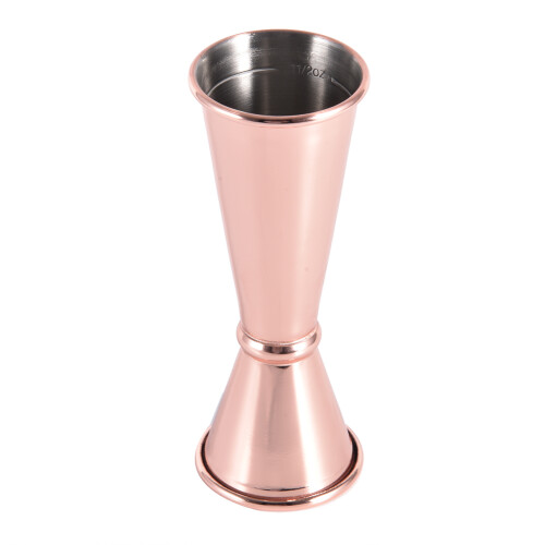 304 Edelstahl Doppel-Jigger, 30ml/60ml, Roségold 1