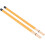 Drum Brushes and Bamboo Drumsticks Set 2Pcs with Ergonomic Handle for Jazz Kit and Ensemble 3
