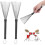 2 Pcs Retractable Stainless Steel Jazz Drum Brushes with Rubber Handle for Precision Play 5